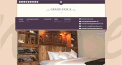 Desktop Screenshot of hotelgrandpapua.com